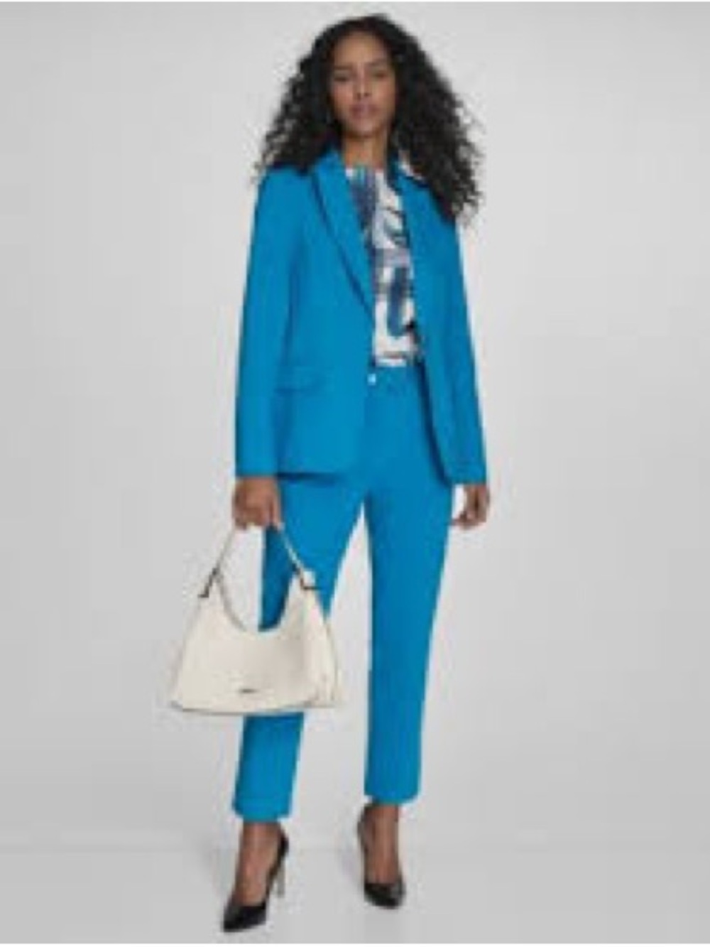 Calvin Klein Vibrant Teal Blue Women's Blazer